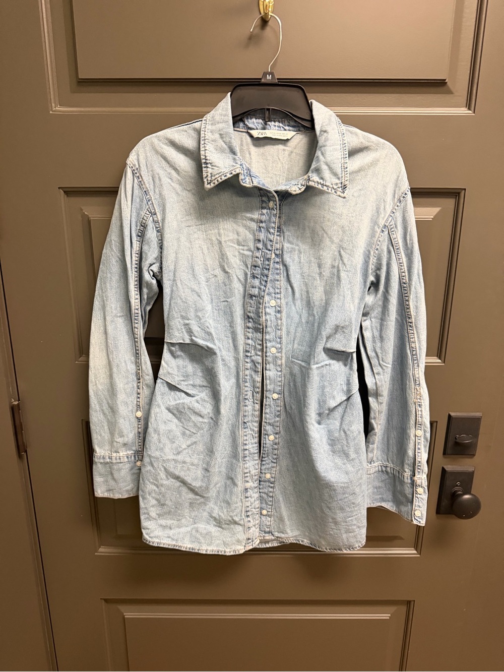 Zara Light Blue Denim Jacket - Women